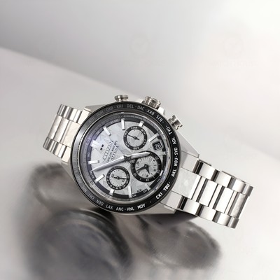 Citizen Attesa Super Titanium Funkuhr Herrenuhr CC4076-65A Grau