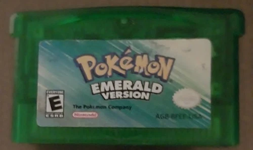 Pokemon Emerald Version Game Boy Advance 2005 Authentic Cartridge Only