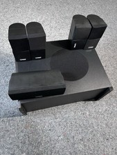 PSW Cinema 5.1 Home Theater Speaker System   Subwoofer  5 Speakers.