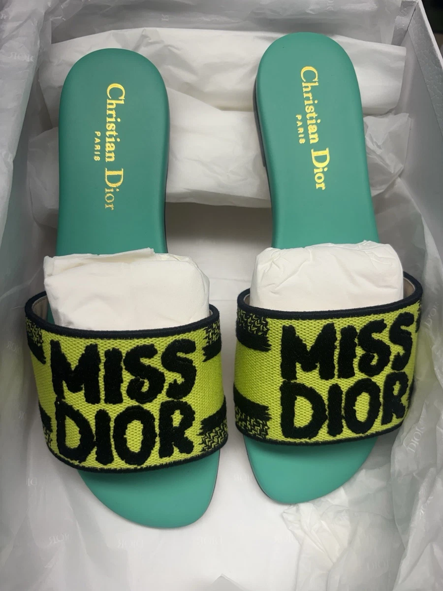 Dior Flat (Under 1 in) Solid Sandals for Women for sale | eBay