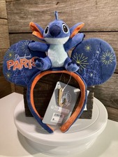 2025 Disney Parks Disneyland Paris Plush Stitch Ducks Ear Ears Headband NEW