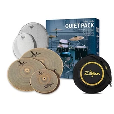 Zildjian LV468RH Low-Volume Cymbal Pack w/Remo Silentstroke Heads and Free Bag