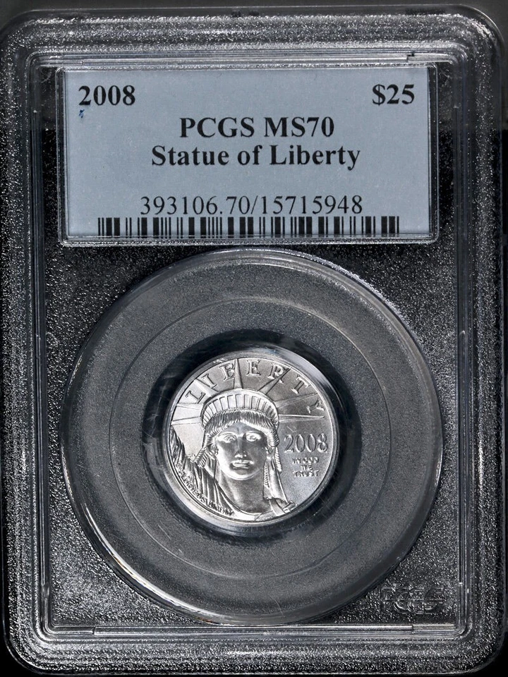 2008 Platinum American Eagle $25 PCGS MS70 - Image 3 of 4