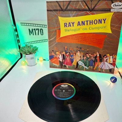 Ray Anthony - Swingin On Campus - 12  Vinyl LP Album Record VGC MONO refbf