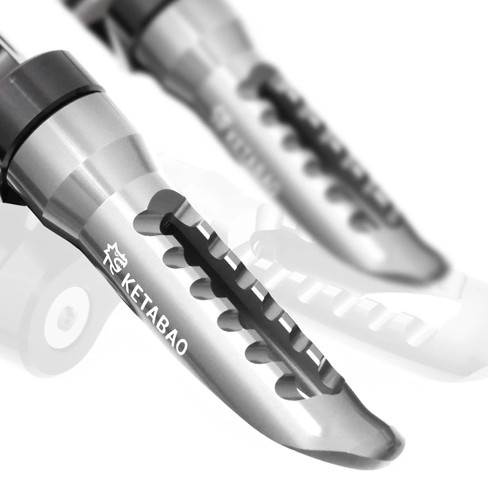 Clavijas de pie delanteras inferiores Titanium BOB 1,5" para Ducati Sport 620 750 800 900 todas Foto 2 de 4