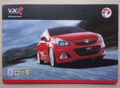 VAUXHALL VXR Range orig 2012 UK Mkt Sales Brochure - VXR8 GTS Maloo Astra Corsa