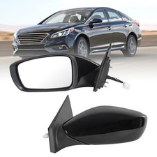 Left Driver Side View Mirror Black Compatible with 2011-2014 Hyundai L-3pin