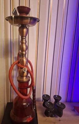 Shisha Rot mit Zubehör,