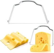 2 Pack Cheese Slicer - Effective Stainless Steel Cheese Slicer for Block Cheese 