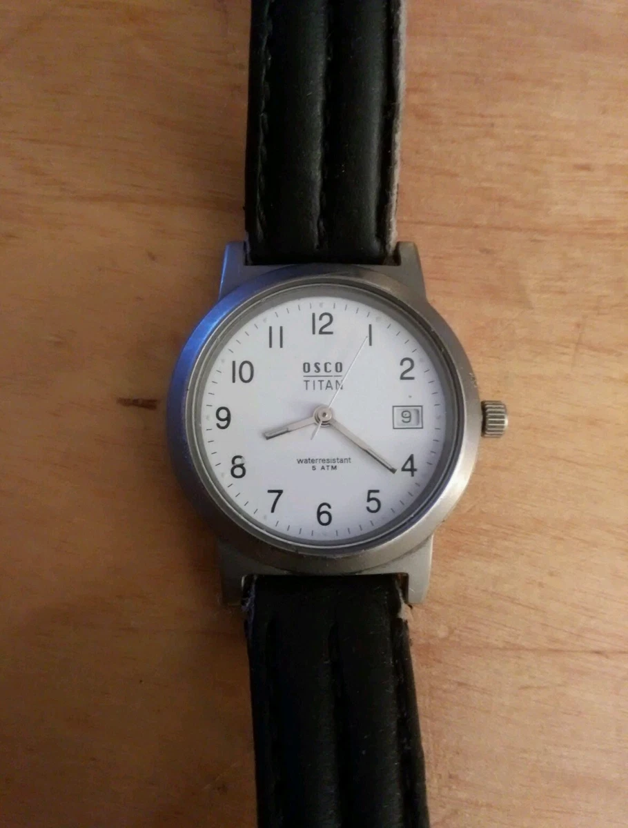 OSCO Titan Ladies Watch Titanium Case.Used Free Shipping eBay