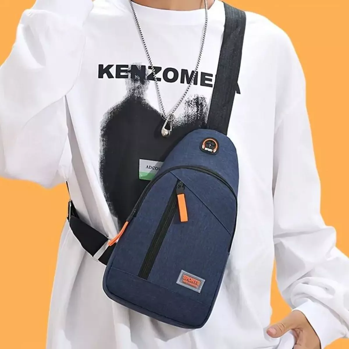 Korean chest best sale bag