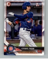 2018 Bowman Draft Ezequiel Pagan BD-106 Chicago Cubs