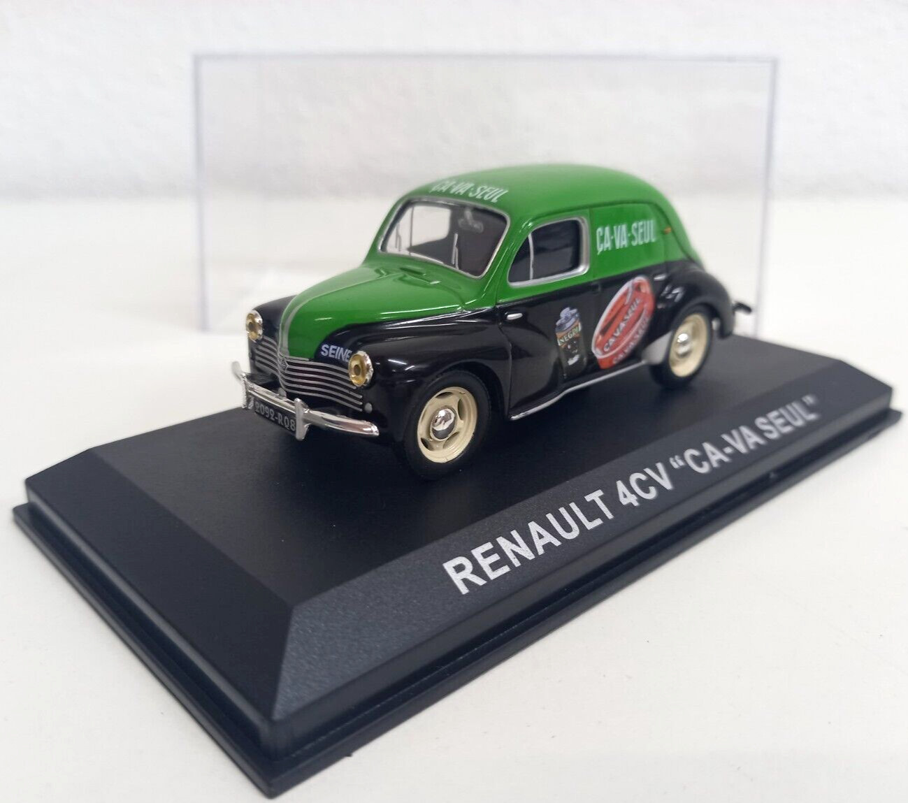 Renault 4CV Ça Va Seul réplique auto miniature rétro 1/43 métal pour collectionneur