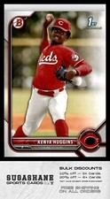 2022 1st Bowman BD-140 Kenya Huggins    Cincinnati Reds   Baseball Card
