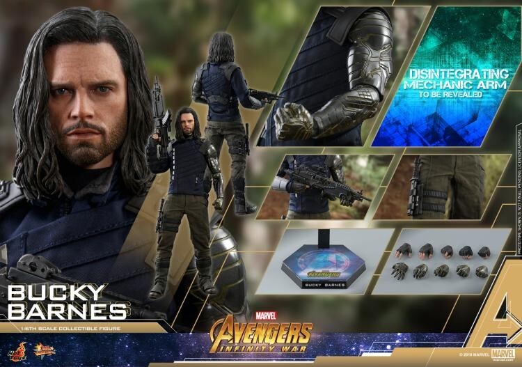 Hot Toys 1/6 MMS509 Avengers 3 Infinity War Bucky Barnes