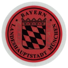 German License Plate Export Seal