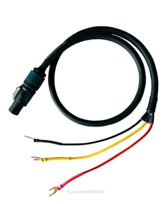 REL 3 Wire Sub Speaker Cable Hi-Level Subwoofer Audio Cable for REL & BK