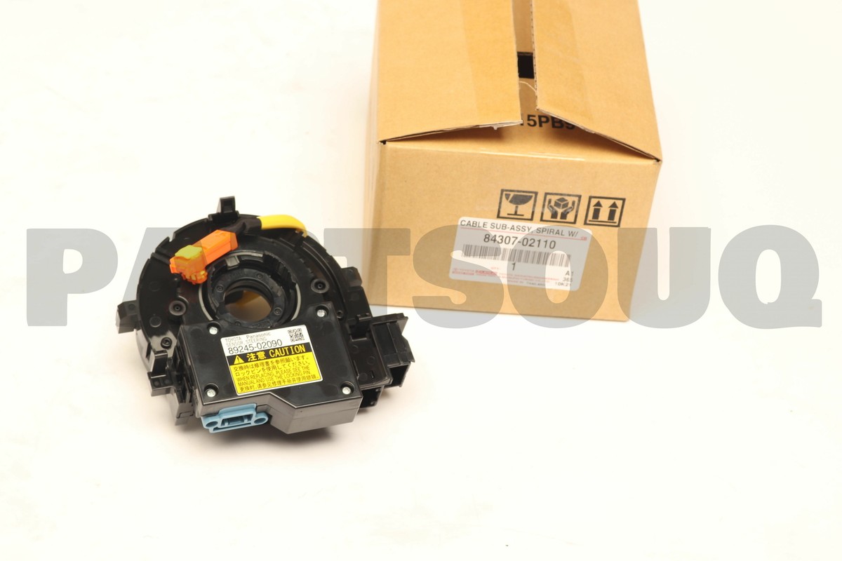 8430702110 Genuine Toyota CABLE SUB-ASSY, SPIRAL W/SENSOR 84307  