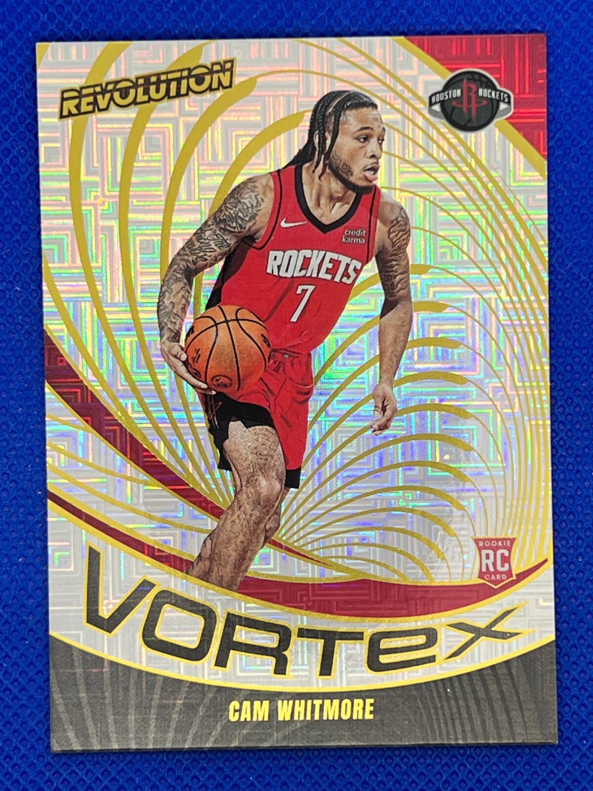 2023-24 Revolution Vortex Levels Cam Whitmore #4 Houston Rockets 424C