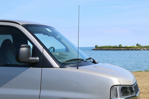 31" Black Spring Stainless AM/FM Antenna Mast Fits: 1992-1995 Oldsmobile Regency - Foto 12 di 12