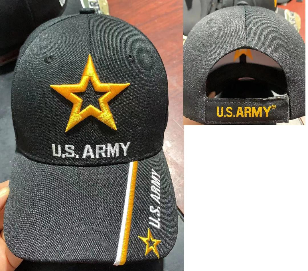 Cappellino Mimetica US Army Con Stella Ricamata Trade Winds - Taglia Regolabile