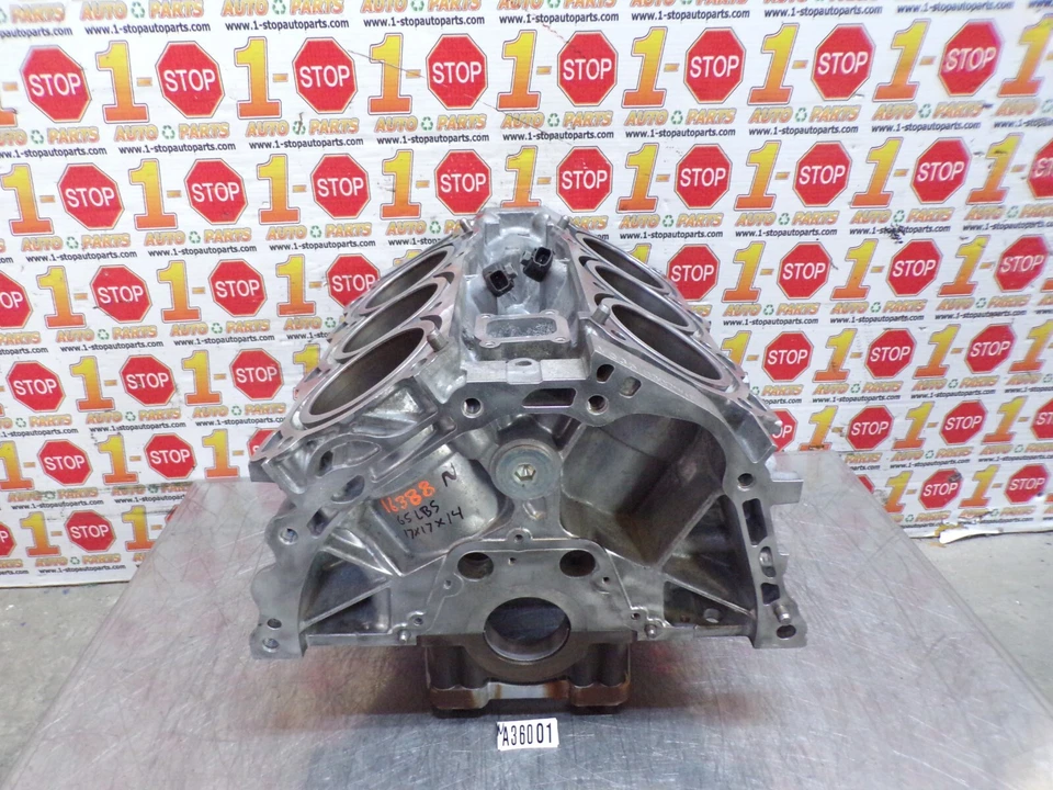 2009-2014 NISSAN MURANO 3.5L ENGINE CYLINDER BLOCK ASSEMBLY 11000-JP00A OEM - Image 4 of 4
