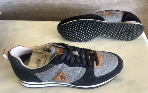 Le Coq Sportif Black Bolivar Men's Mesh Sneakers Casual 42 Shoes 9 Trainers - Picture 8 of 13