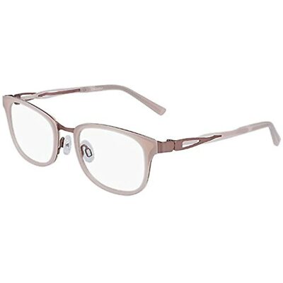 NEW FLEXON W3010 620 Rose Taupe FLEXIBLE TITANIUM Eyeglasses 50mm w/Flexon Case