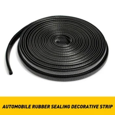 U Shape Rubber Seal Car Door Edge Guard Molding Trim Protectors Strip 16Ft NEW