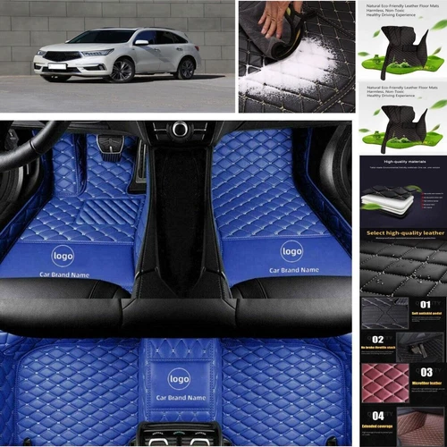 Fit for Acura MDX RDX Car Floor Mats Custom Waterproof All Weather Cargo Liners - Picture 16 of 33