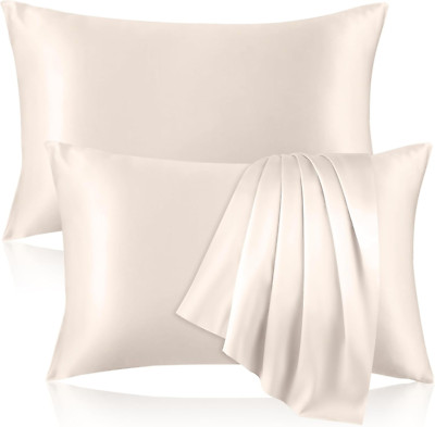 2 Pack 100% Pure Silk Pillowcase for Hair and Skin, Both Sides Mulberry Silk Pil