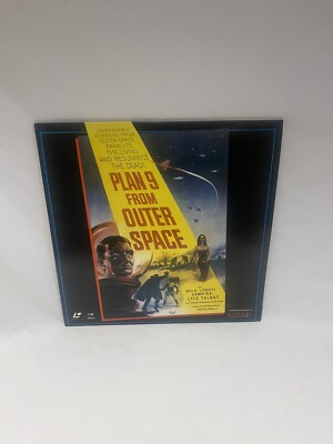 PLAN 9 FROM OUTER SPACE Laserdisc LD BELA LUGOSI ED WOOD DIRECTS VERY RARE!