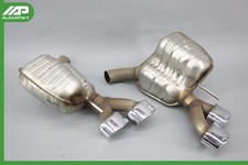  03-08 Mercedes R230 Sl55 Amg Exhaust Mufflers Muffler Tips Assy 037338 Oem