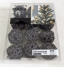 Ikea STRALA Set of 12 Ornaments with Garland, No. 22217 803.325.19 NEW