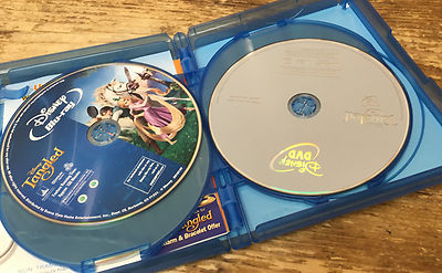 Tangled Blu-ray/DVD 2011 4-Disc Set NO Digital Copy 2D/3D Disney
