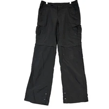 The North Face Womens Cargo Combat Pants Zip Off Medium Black Straight W32 L32