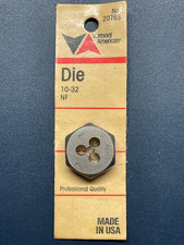 VERMONT AMERICAN NOS 10-32 Hex Die Right Hand - MADE IN USA
