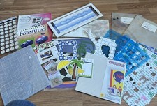 Creative Memories Cutting Lot - Wavy Trimmer, Mat, Papers 4H Oval Junk Journal