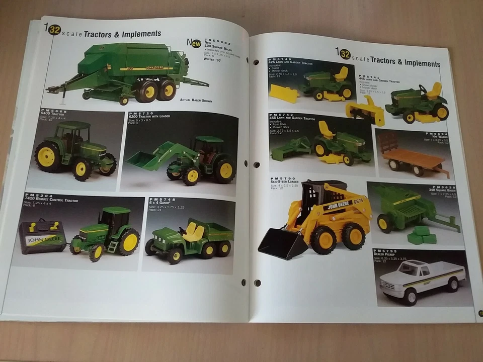 John Deere ERTL Replicas Toy Catalogue Dealer's Brochure 1997 - Image 4 of 4