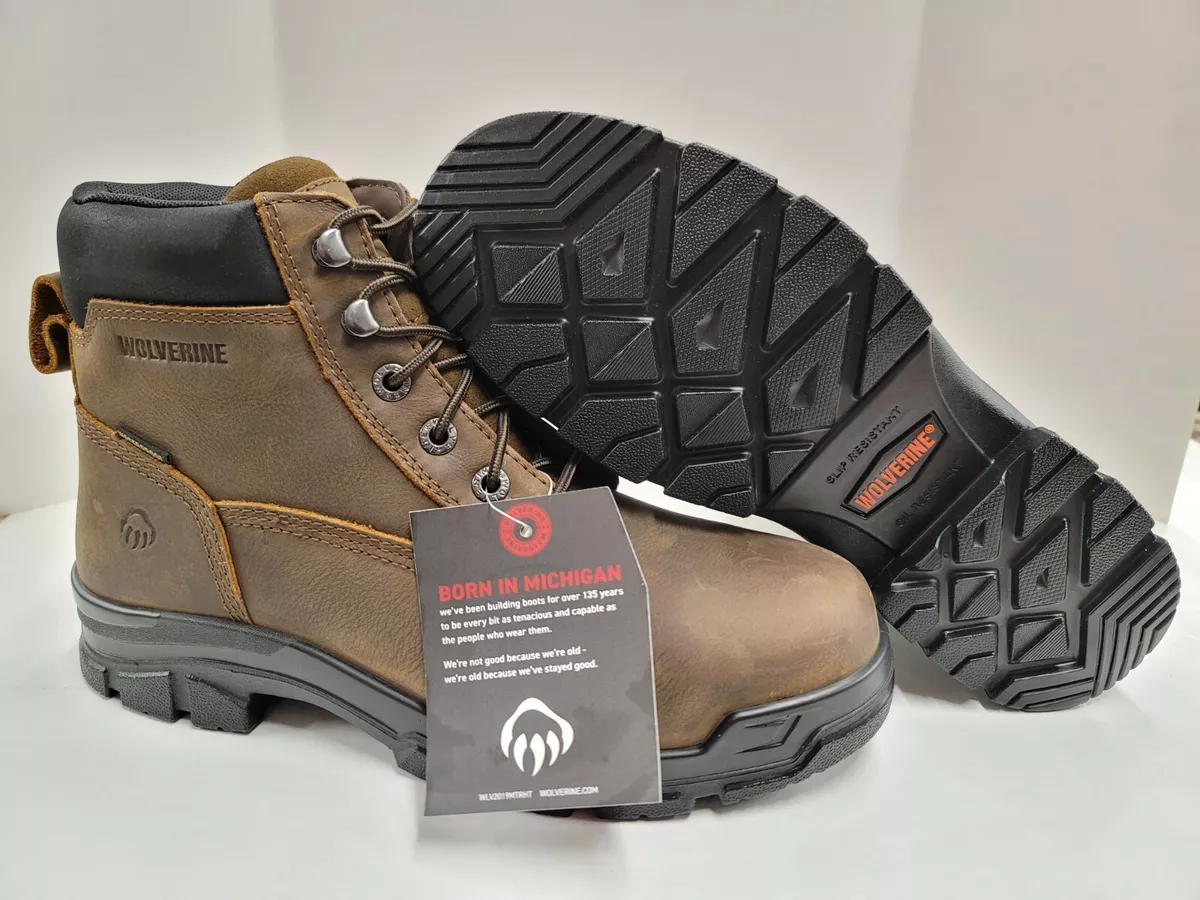 WOLVERINE CHAINHAND ST Waterproof SR Slip Resistant STEEL TOE Boot