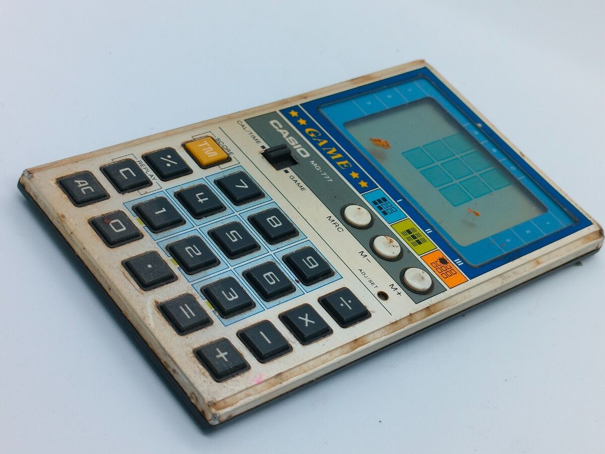 Casio MG 777 Video Game Calculator - 3 games Untested | eBay Casio MG 777 Video Game Calculator - 3 games Untested | eBay
