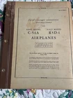 Douglas C-54A rare original WW2 Pilot Flight manual