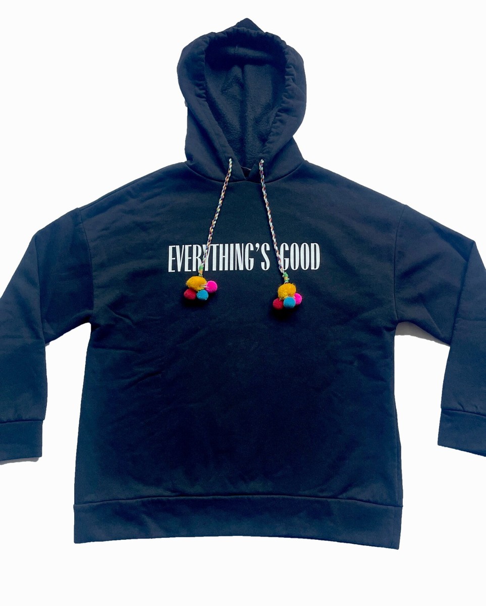 Women Zara Hoodie Pullover Sweatshirt Long Sleeve Top Shirt