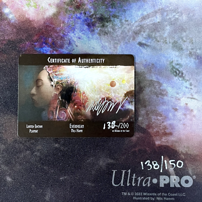 🌙 Everdream 138/200 - Kickstarter Exclusive Playmat Signed Nils