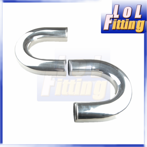 US SHIP Universal Aluminum Turbo Intercooler Piping Kit 3.5" Pipes & Couplers - Bild 8 von 11