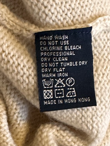 Vintage GANT U.S.A 100% Wool Knitted Jumper Classic Half Zip Sweater NWT Size M - Picture 9 of 9