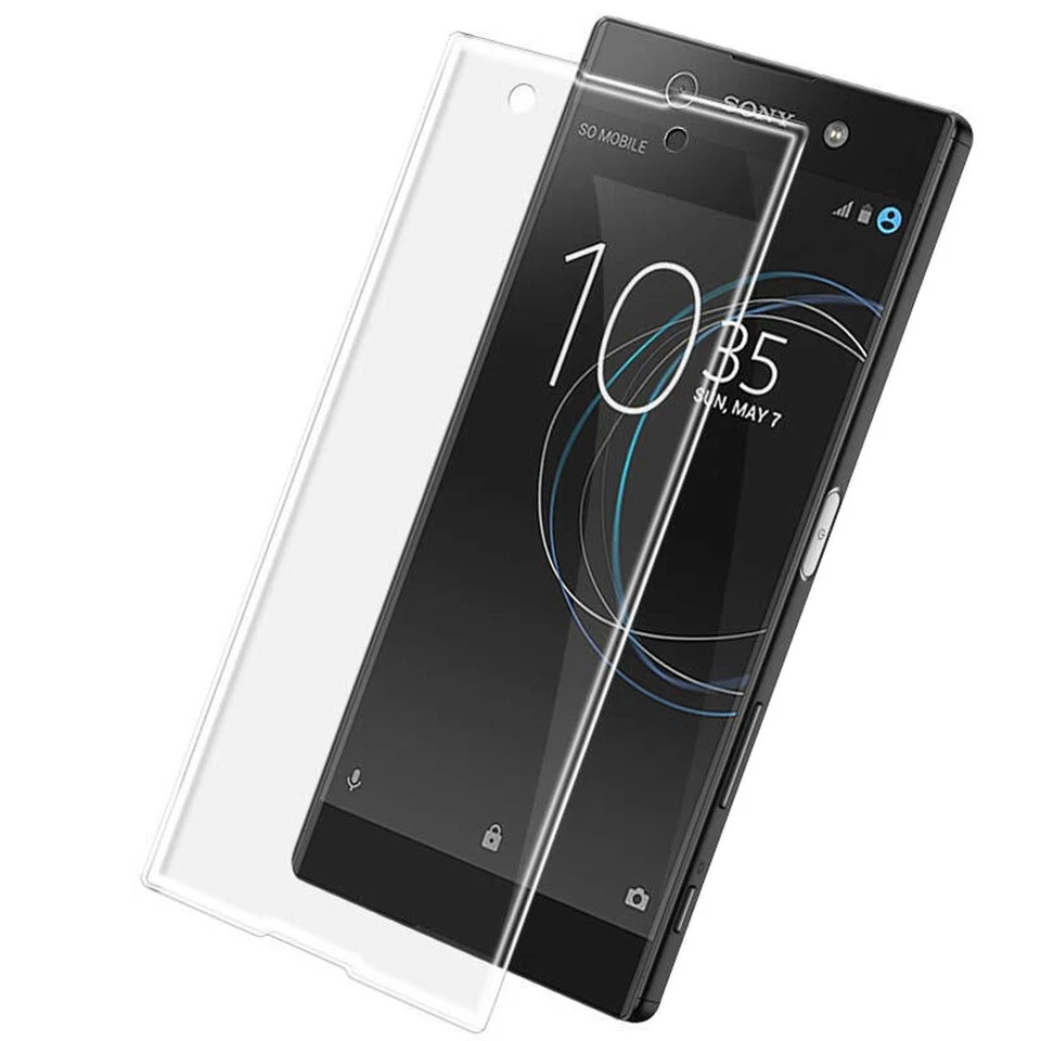 For Sony Xperia XA1 Full Cover Temper Glass Screen Protector 6.0" USA - Image 2 of 4