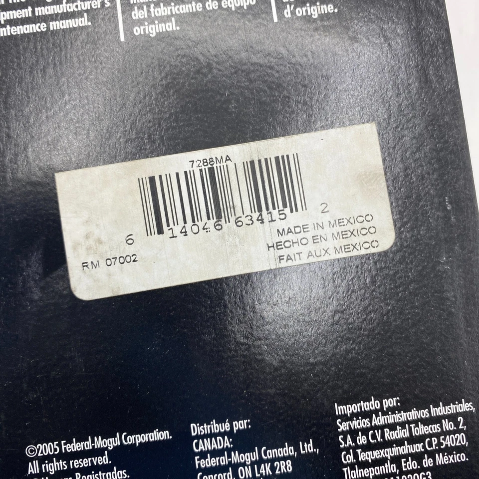Juego de rodamientos principales de 3,6 L Buick Chevy Pontiac 1995-2005 potencia sellada 7288MA, 1995-2005 Foto 3 de 4