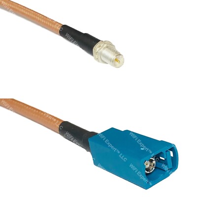 RG400 RP-SMA FEMALE to Fakra Z Female RF Cable FAST-SHIP LOT