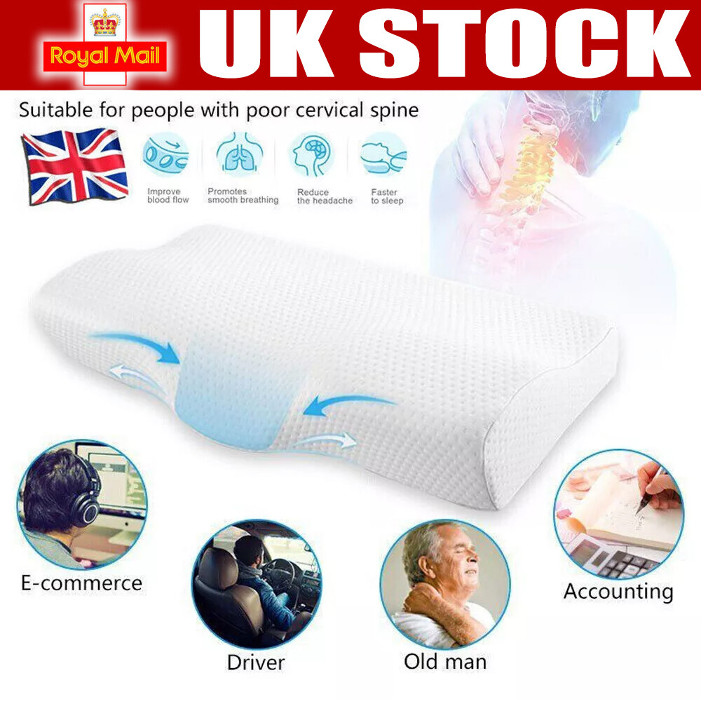 Memory Foam Groove Pillow Cervical Pillow Neck Shoulder Pain